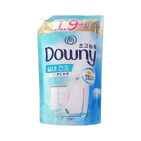 다우니 실내건조 초고농축 섬유유연제 프레시 클린 리필 1.35L