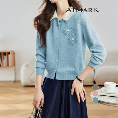 ATMARK 오브플라워라운드가디건_AA56CD007G