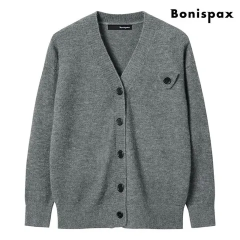 [보니스팍스]오버핏 버튼업 가디건(XP3CK003L0)