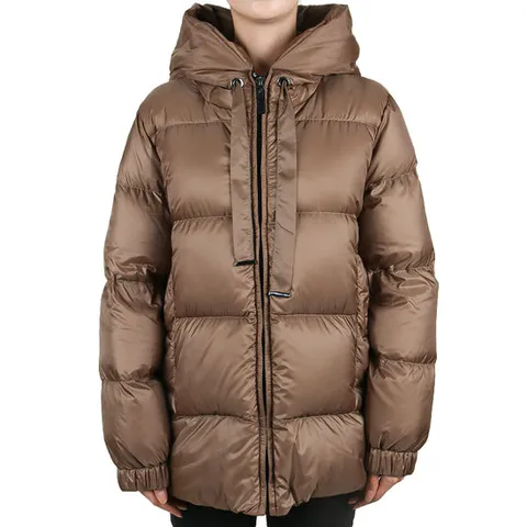 막스마라 더 큐브 여성 세이아 후드 다운 패딩 카멜 SEIA 072