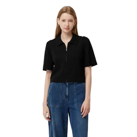 [ 롯데백화점 ][시슬리]반팔 자켓형 니트 가디건 SAKC04541