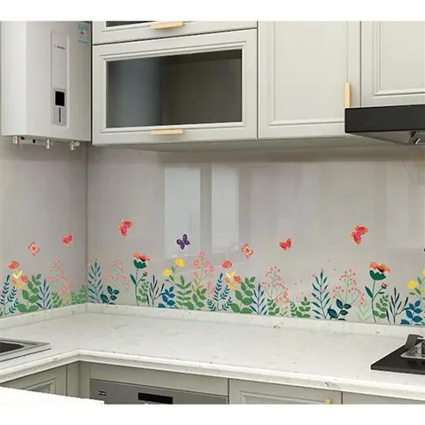 포인트시트지 주방벽지스티커 깔끔주방 오염방지 투명 시트지 기름때 타일시트 3M