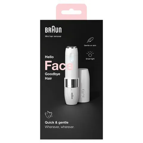 브라운 Braun 제모기 페이스 미니 헤어 리무버 FS1000, 1개