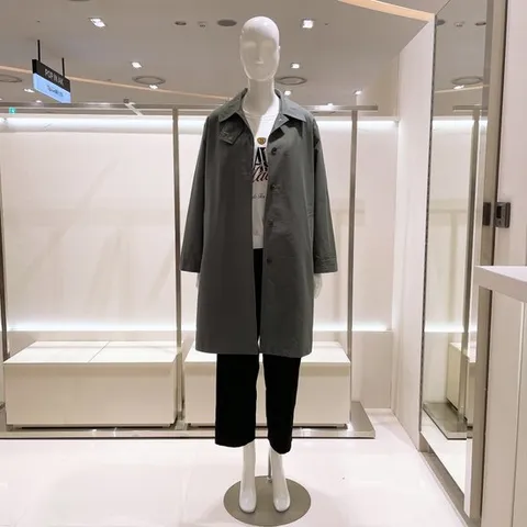 [ AK백화점 ][비지트인뉴욕] 맥카라 뒷트임 트렌치코트 VB9BB70