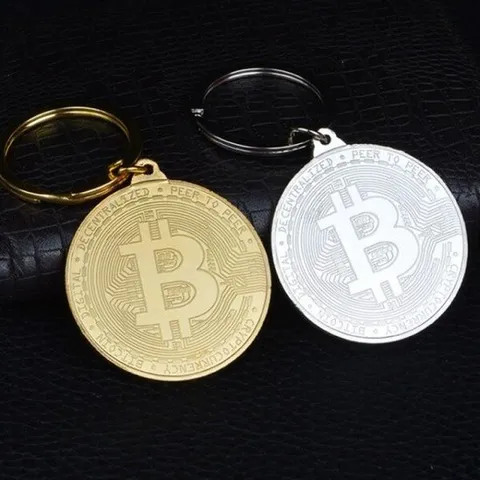 [모노무드]MNO 비트코인 모형 열쇠고리 비트코인 키링 M12681