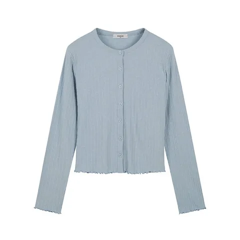 [ 롯데백화점 ][폴햄]여성 립 크롭 라운드 가디건 PHE3TC2400