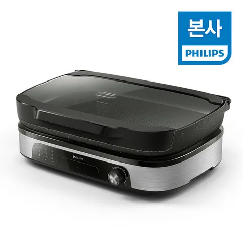 필립스 논스틱 코팅 양면 180도 멀티 전기그릴 HD6212/90