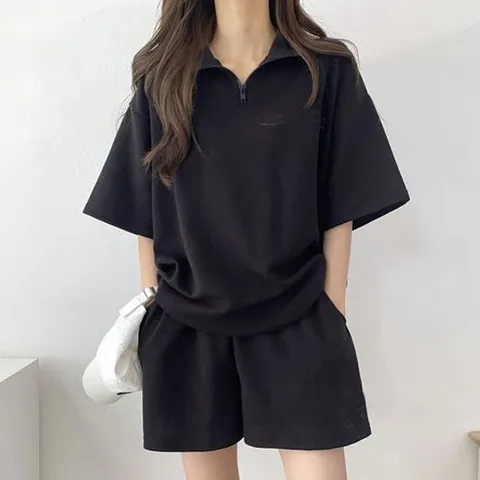 런닝복세트 여성 상하의셋트 반집업 아노락 셋업 운동복세트