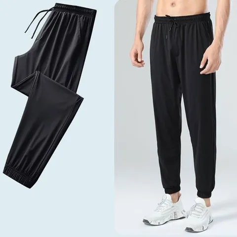 남자여름트레이닝복 허리밴딩 조거팬츠 냉감소재 시보리 데일리 운동복
