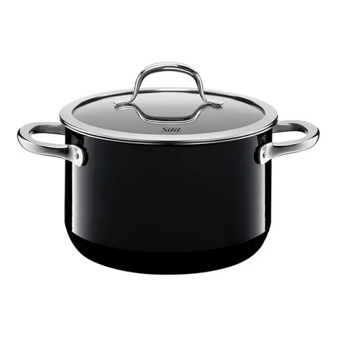 실리트 실라간 패션 인덕션용냄비 높은냄비 블랙 20cm
