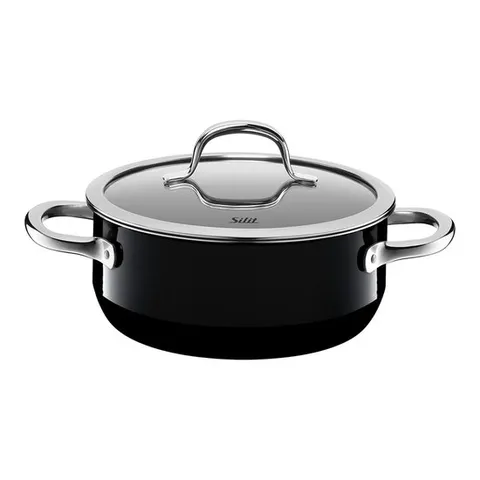 실리트 실라간 패션 인덕션용냄비 낮은냄비 블랙 20cm