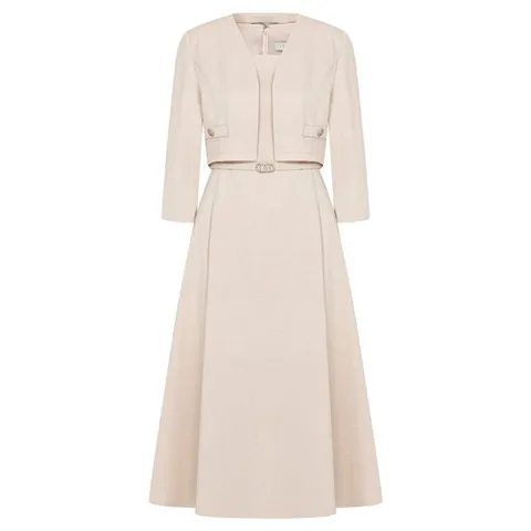 [TAG 399000원][라인] 5부 자켓 플레어 원피스 세트 NRSEOF0200