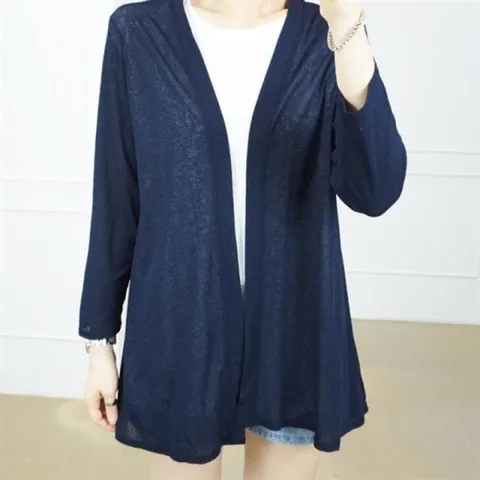 여름 기본 오픈 시원한 빅사이즈 쿨 데일리 가디건 의류 시스루