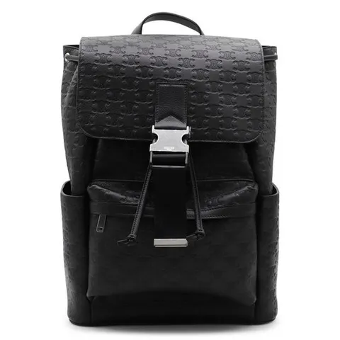 (명품) 셀린느 25FW 트리오페 엠보싱 백팩 블랙 1