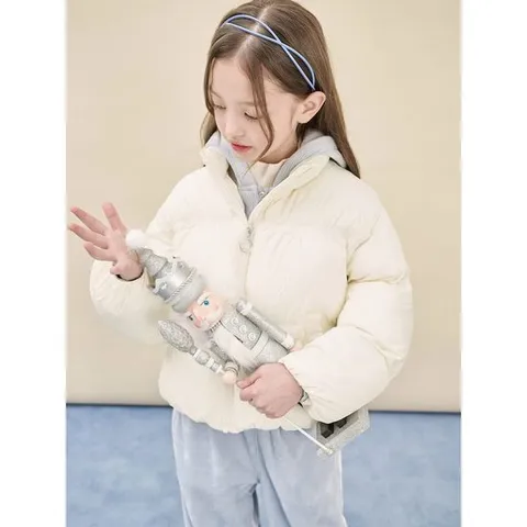 [TAG 139000원][빈폴키즈] 여아 볼륨 패딩 점퍼  아이보리 (BI5938G040)