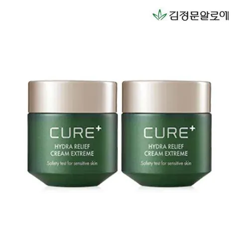 [김정문알로에][GS단독]큐어 릴리프 익스트림 크림 50g 2개+미니 4개 증정 (정가 90,000원)