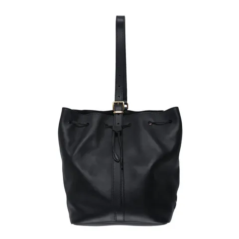 [ 롯데백화점 ][미우미우(가방)]로고 레더 버킷백(블랙) 5BE089-2CRM-F0002