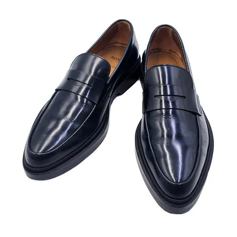 (명품) 보스 남성 달라스 유광 네이비 로퍼 6