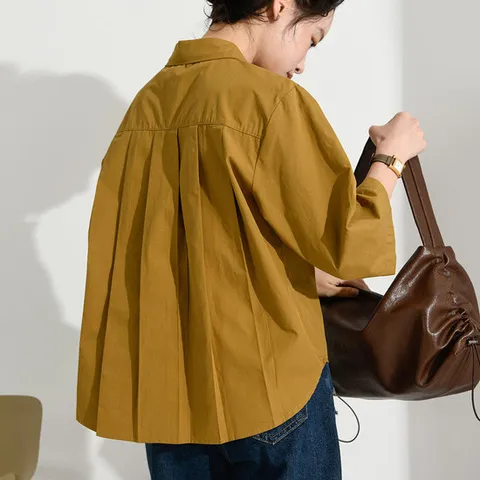 피그먼트 히든7부플리츠남방/셔츠 (택가 65800원)