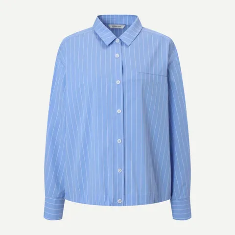 밑단 스트링 블라우스 CNEFBL801BL