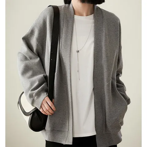 [패션시그널]인포켓 멜란지 가디건 자켓 FF12C8