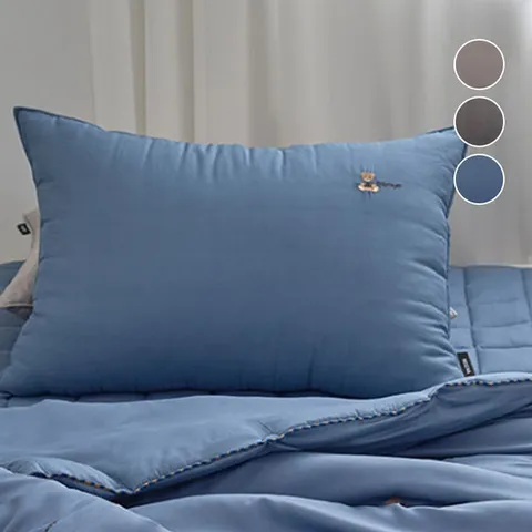 먼지없는 모달 곰돌이 캐릭터 사계절 베개커버 50x70 (1장)