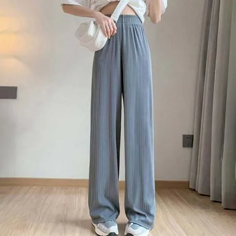 패션] 아이스 실크 여성 5와이드 레그 팬츠 TDR0083 데님 여성