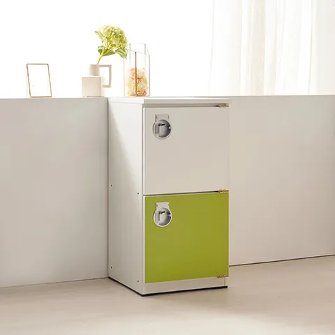 [착불배송 상세확인] H61230 2단 2칸 개인 사물함 400 4colors