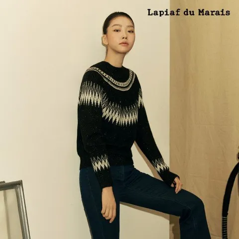 라삐아프 25FW 스팽글노르딕니트 1종