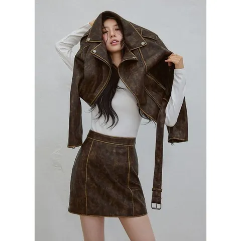 [ 롯데백화점 ][게스]여성 절개 골지 긴팔티 YP3K2411