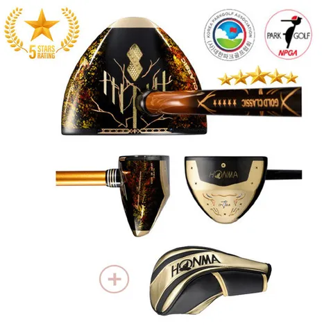 [협회인증정품] HONMA 혼마 파크골프채 전세계 1000개 한정판 골드클래식(정품 헤드커버 증정) 혼마코리아 정식 수입 (본사 AS가능 정품)
