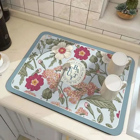 규조토 드라잉 키친모어 매트 싱크대매트 봄 2p