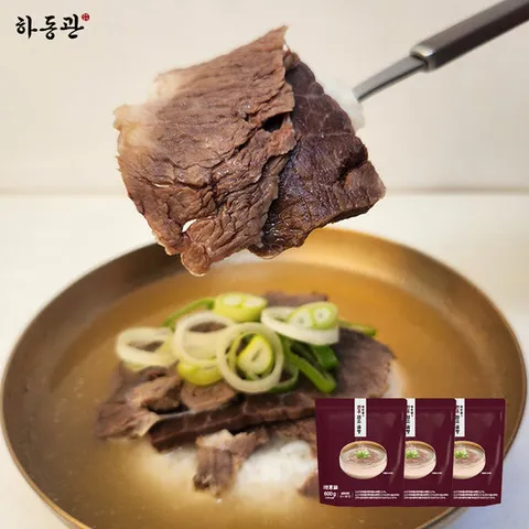 하동관 한우암소곰탕 600g 3팩