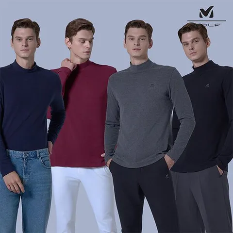 [밀레 골프]25FW 밀레골프 남성 모크넥 4종세트