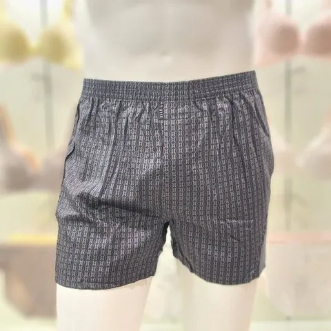 [ AK백화점 ][엘르] 80수 차콜 라운드 로고 남성 트렁크 EEMTK732CH