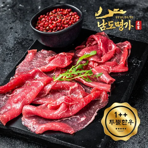 [남도명가] 1++투뿔 한우 불고기 (300g/1++등급)
