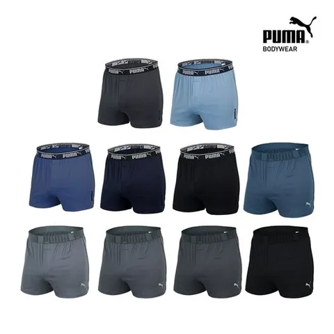 [푸마 바디웨어] 남성 하이브리드 핏 박서 니트 트렁크 10종세트