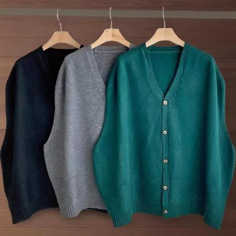 [미라클세븐]여성 루즈핏 브이넥 캡소매 하프짜임 베스트 무지컬