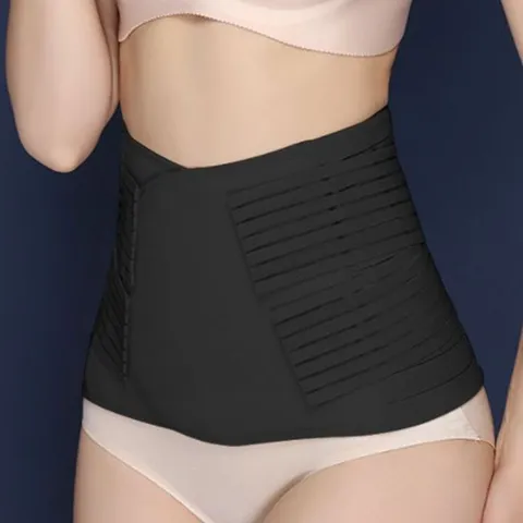 에스라인 복대 블랙 이중압박 보정