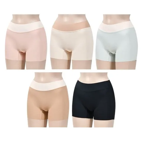 여성 하이웨스트 스판 드로즈 1매 사각팬티 속바지겸