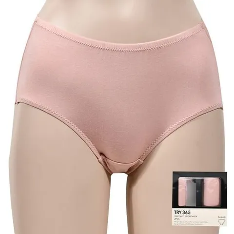 (트라이) 매일 손이 가는 여성 맥시 삼각팬티 2매입