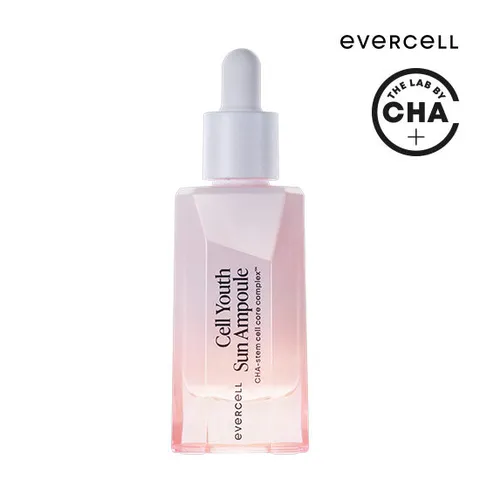 에버셀 셀 유스 선앰플 30ml 안티에이징 수분 선크림 미백 주름개선 자외선차단제