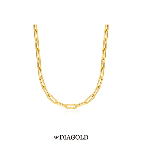 디아골드  24K 순금 듀얼 클립체인 목걸이