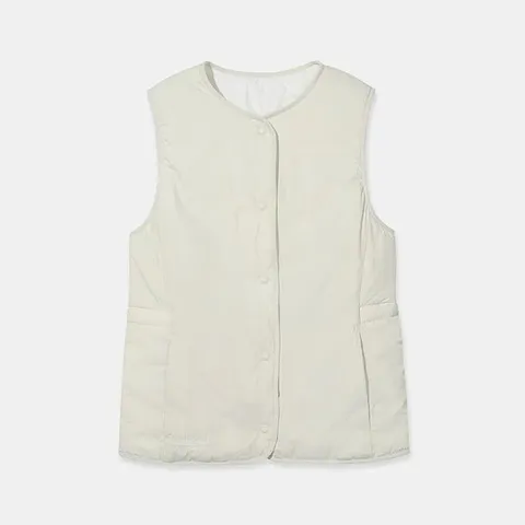 [ 롯데백화점 ]네파 써모퍼프 여성 가을 겨울 등산 리버서블 양면 경량 패딩 베스트 조끼 7L61469