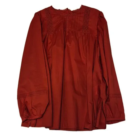 [ 롯데백화점 ][안지크]레이스짜임면블라우스 AJ3BL1170