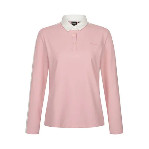 [슈페리어][슈페리어] 여성 배색 포인트 카라 티셔츠 핑크 (PGC1