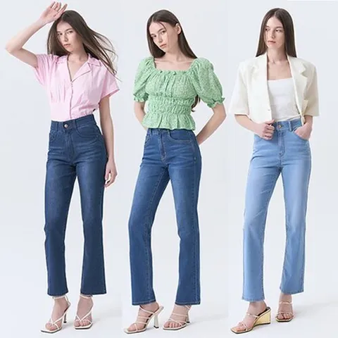 [뱅뱅][뱅뱅]25SS 여성 썸머 라이크라 스트레이트 데님 3종_6380