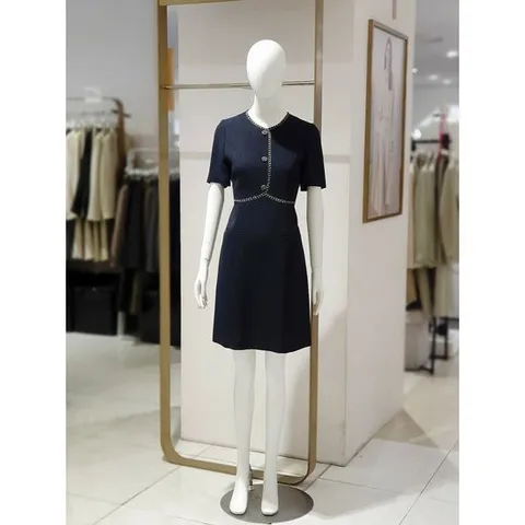 [에꼴드파리]MARIO메탈 브레이드 반팔 원피스 17Z RB45WOAM17Z