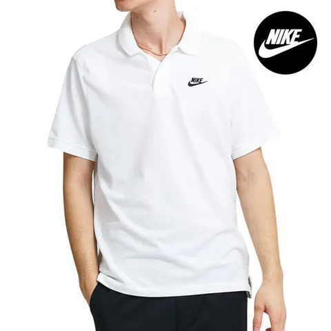 [나이키]나이키 매치업 폴로 피케 남자 카라 반팔티셔츠 화이트