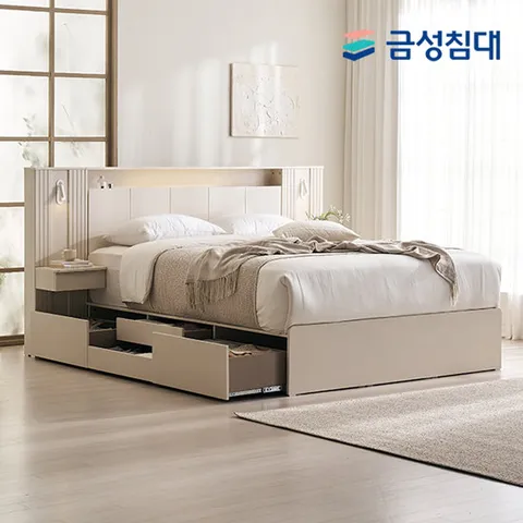 [금성침대]아르델 루미에르 침대 슈퍼싱글(SS) 패널협탁포함